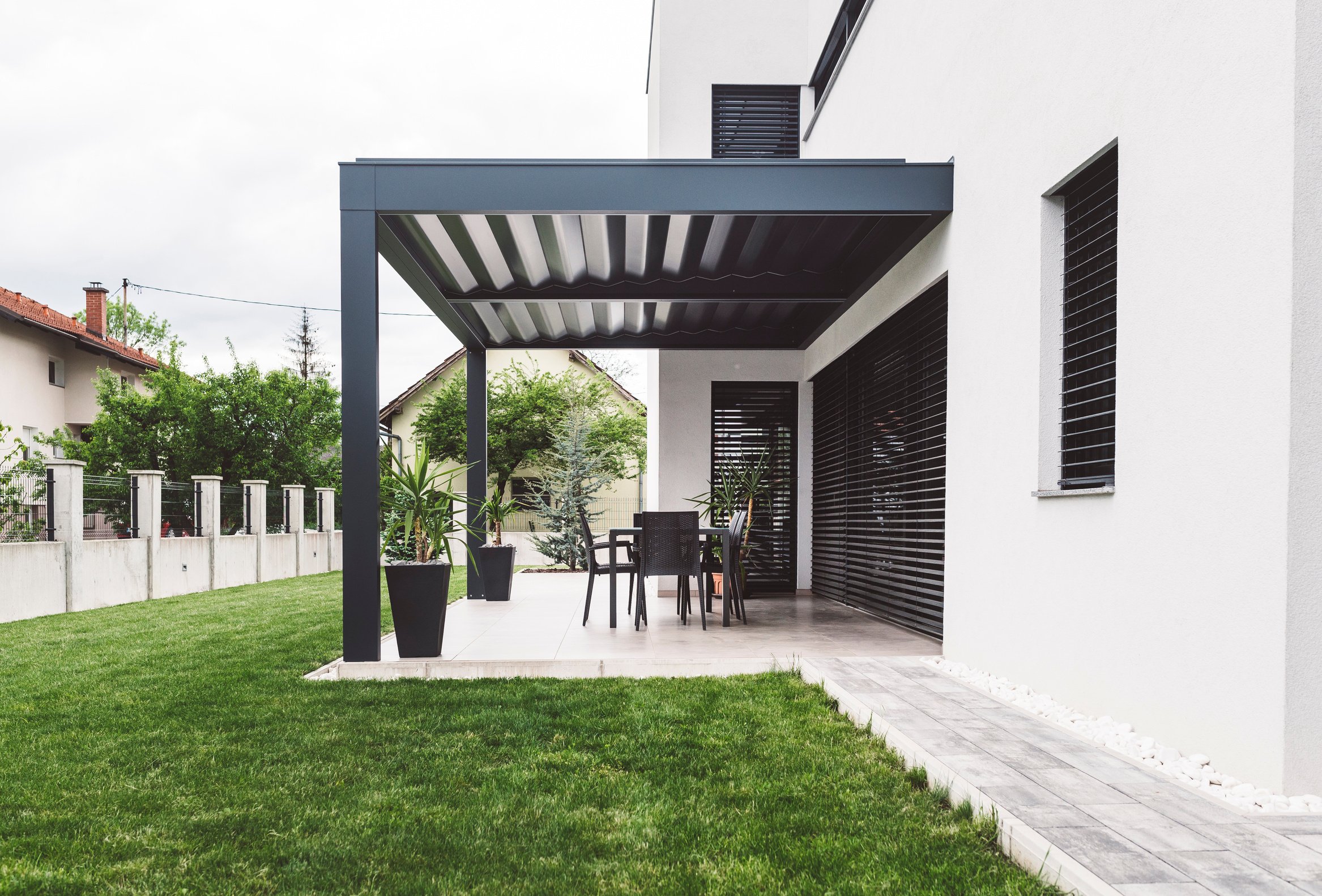 Modern patio